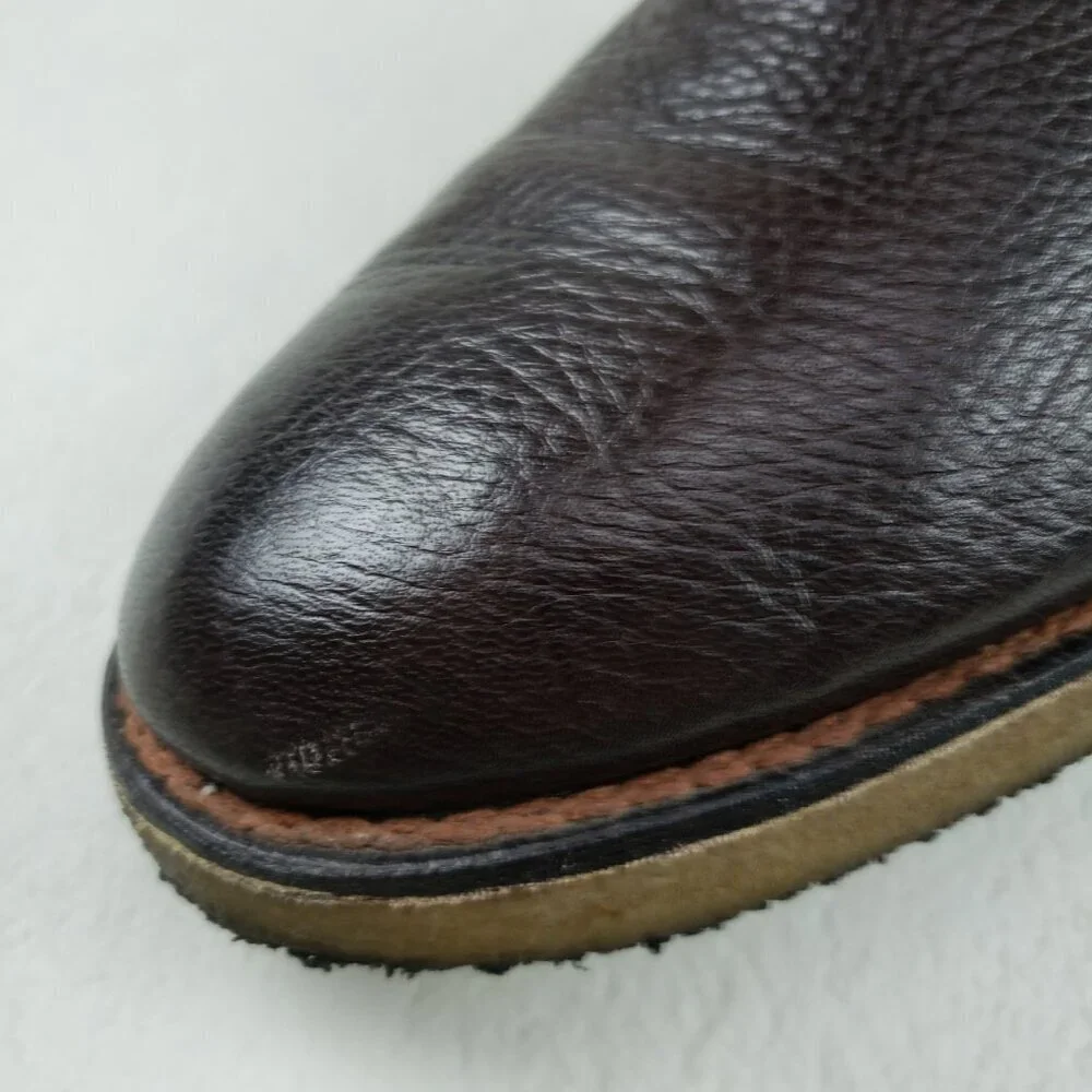 Taft Brown Leather Chukka Boot Mens 9 EU 42 Lace Up Gum Sole Shoe Handmade Spain